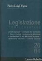 Legislazione complementare. 2.