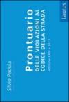 Prontuario delle violazioni al codice della strada