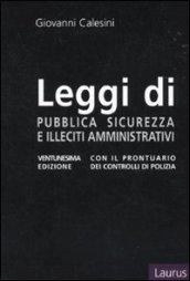 Leggi di pubblica sicurezza, illeciti amministrativi