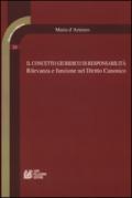 Il concetto giuridico di responsabilità. Rilevanza e funzione nel diritto canonico