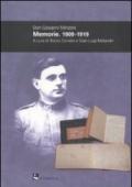 Don Giovanni Minzoni. Memorie. 1909-1919