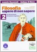 MASSARENTI FILOSOFIA: SAPERE DI NON SAPERE 2