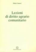 Lezioni di diritto agrario comunitario