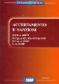 Accertamento e sanzioni