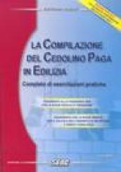 La compilazione del cedolino paga in edilizia