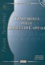 Trasparenza per le società di capitali