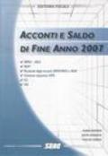 Acconti e saldo di fine anno