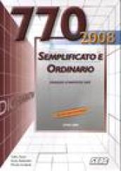 Mod. 770/2008 semplificato e ordinario