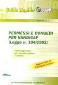 Permessi e congedi per handicap (legge n. 104/1992)