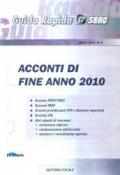 Acconti di fine anno 2010