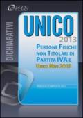 UNICO 2013. Persone fisiche non titolari di P. IVA e Unico mini