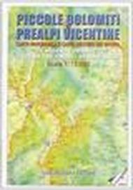 Carta panoramica delle piccole Dolomiti e Prealpi vicentine 1:15.000. Con carta sentieri dei gruppi: Carega, Fumante, Tre Croci, Sengio alto