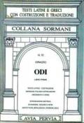 Odi. Libro 1º