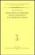 Documenti e memorie sulle antichità e il museo di Chiusi
