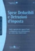 Spese deducibili e detrazioni d'imposta