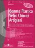 Gomma, plastica, vetro, chimici, artigiani