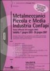 Metalmeccanici piccola e media industria Confapi