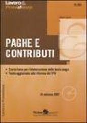 Paghe e contributi. Con CD-ROM