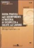 Guida pratica agli adempimenti in materia di sicurezza e salute sul lavoro