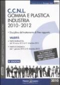 CCNL gomma e plastica industria. 2010-2012