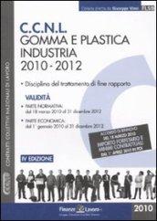 CCNL gomma e plastica industria. 2010-2012