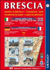 Brescia. Mappa turistica, carta città e provincia