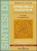 Sintesi di storia della filosofia. 3.Da Kant ai nostri giorni