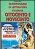 Questionario di letteratura italiana dell'800 e del '900