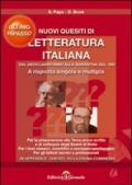 Nuovi quesiti di letteratura italiana dal neoclassicismo alla narrativa '900