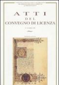 Atti del Convegno di Licenza del Comitato Nazionale per le celebrazioni del bimillenario della morte di Q. Orazio Flacco (Licenza, 19-23 aprile 1993)