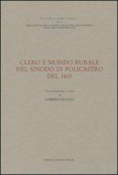 Clero e mondo rurale nel sinodo di Policastro del 1633