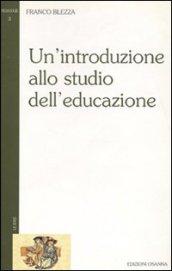 Un'introduzione allo studio dell'educazione