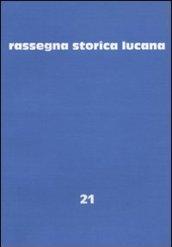 Rassegna storica lucana. 21.