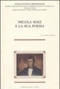 Nicola Sole e la sua poesia. Atti del Convegno nazionale di studi lucani (1984)
