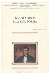 Nicola Sole e la sua poesia. Atti del Convegno nazionale di studi lucani (1984)