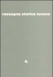 Rassegna storica lucana. 4.