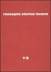 Rassegna storica lucana (7-8)