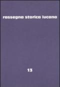 Rassegna storica lucana: 13