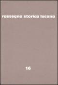 Rassegna storica lucana: 16