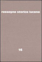 Rassegna storica lucana: 16