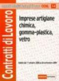 Imprese artigiane: chimica, gomma-plastica, vetro