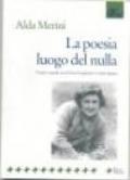 La poesia luogo del nulla. Poesie e parole con Chicca Gagliardo e Guido Spaini