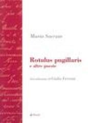 Rotulus pugillaris e altre poesie