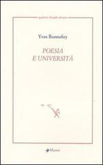 Poesia e università. Testo francese a fronte