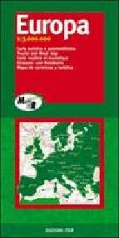 Europa. Carta turistica e automobilistica 1:3.000.000