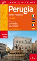 Perugia. Pianta turistica 1:4.500