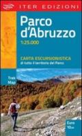 Parco d'Abruzzo. Carta escursionistica di tutto il territorio del parco. 1:25.000