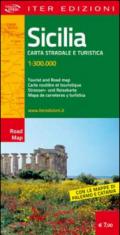 Sicilia. Carta stradale e turistica 1:300.000