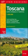 Toscana. Carta stradale e turistica 1:300.000