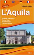 L'Aquila, pianta turistica 1:5.000. Ediz. multilingue